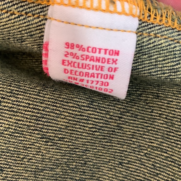 Fionucci Embroidered Denim Blue Jean Jacket Juniors Small. Great condition - Picture 5 of 8